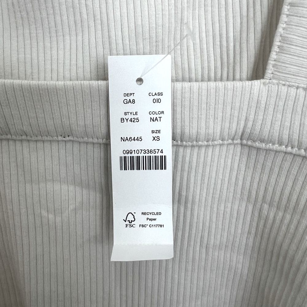 NWT ❣️J.Crew XS Vintage Rib Wide-Strap Tank Top - Picture 5 of 6